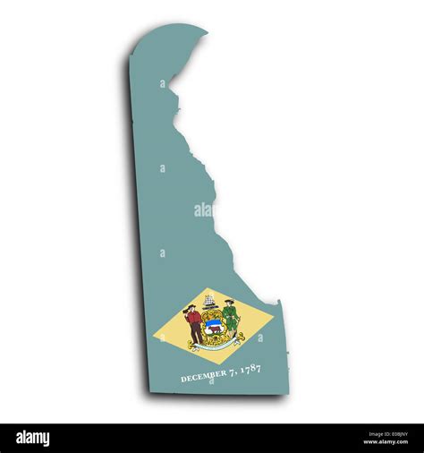 Political Map Of Delaware Hi Res Stock Photography And Images Alamy