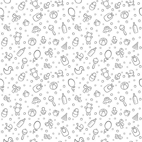 Baby Cute Seamless Pattern Pink Girl Texture Kid Background 3076525