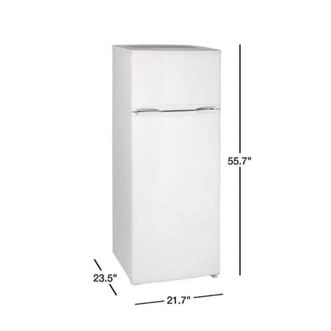 Frigidaire Cu Ft 2 Door Apartment Size Refrigerator With Top Freezer