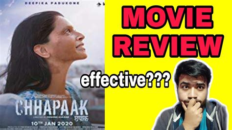 Chhapaak Movie Reviewdeepika Padukonemeghna Gulzar Youtube