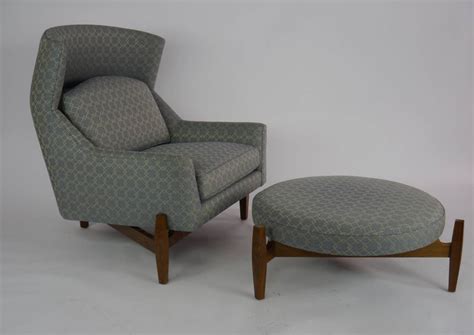 Don't call it a bean bag chair! Rare Jens Risom "Big Chair" with Ottoman at 1stdibs