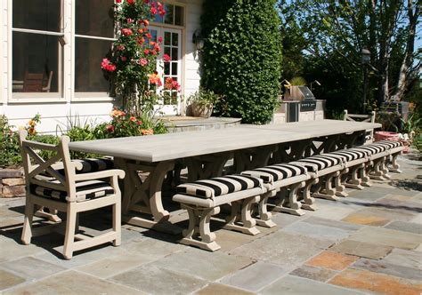 Reed Bros Big Otdoor Tables For Grand Dining Outdoor Dining Table