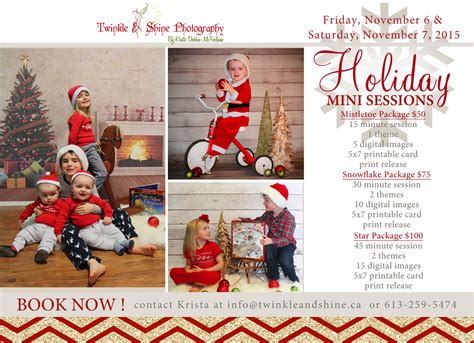 Christmas Mini Sessions Twinkle And Shine Photography