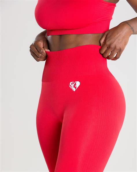 red seamless leggings for women women s best