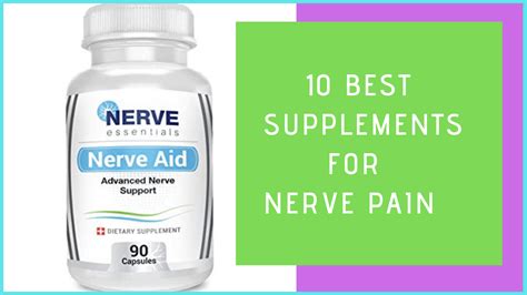 Everyone is unique and may have a different form of joint pain therefore there is truly no best supplement. 10 Best Supplements for Nerve Pain (Neuropathy) - DrugsBank