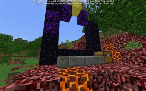 Nether Portal Zombie Village And Slightly Exposed Dungeon At Spawn