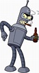 Futurama Robot Bender Free PNG Image | PNG Arts