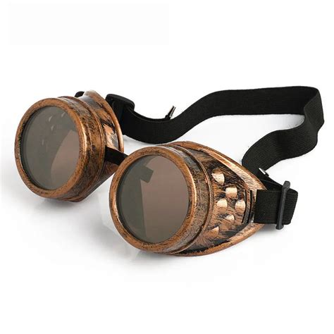 Steampunk Goggles Sunglasses Men Vintage Glasses Cosplay Props Welding Brand Designer Punk Sun