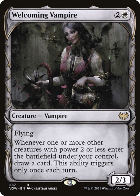 Welcoming Vampire · Innistrad Crimson Vow Vow 287 · Scryfall Magic