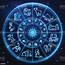 Light Symbols Of Zodiac And Horoscope Circle Stock Illustration 
