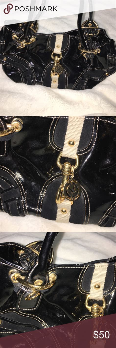 Black Patent Leather Juicy Couture Bag Juicy Couture Bags Black