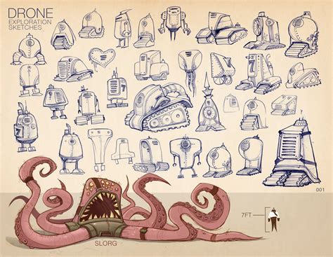 Dystopia Drew Hill Character Design Sketches Character Design