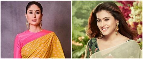 10 Beda Gaya Kareena Kapoor Dan Kajol Pakai Makeup Tebal Manglin
