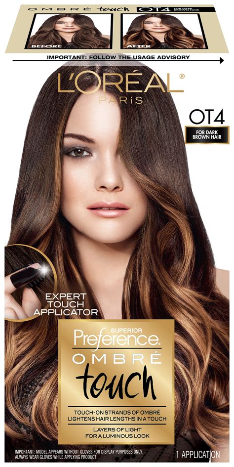 Loreal Paris Superior Preference Ombre Touch Hair Color Dark Brown Best Ombre