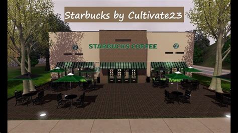 The Sims 3 Starbucks Lot Giveaway Youtube