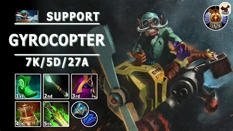 Gyrocopter Soft Support 732 Pos 4 Gyro Play Dota 2 Immortal