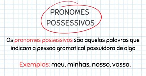 Ficha Dos Determinantes E Pronomes Possessivos Porn Sex Picture