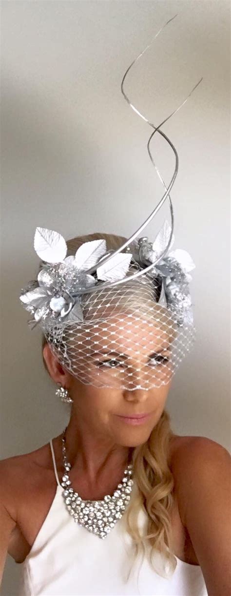 Check spelling or type a new query. With Grace Millinery | Fascinator diy, Silver fascinator, Race day hats