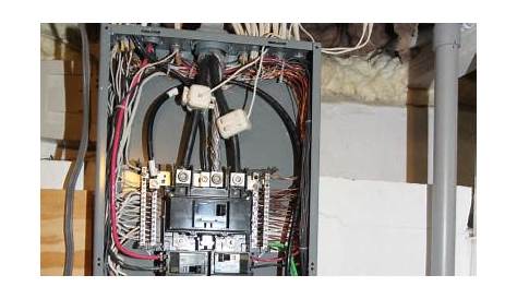 wiring sub panel box