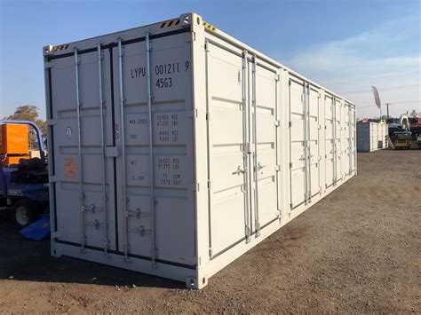 40ft High Cube Container 4 X Doors Excavation Equipment