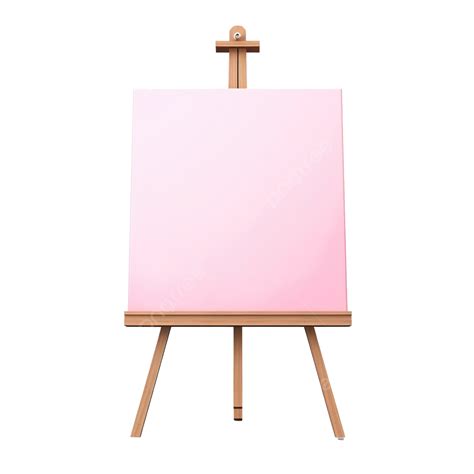 Pink Drawing Easel Drawing Painting Art Png Transparent Image And