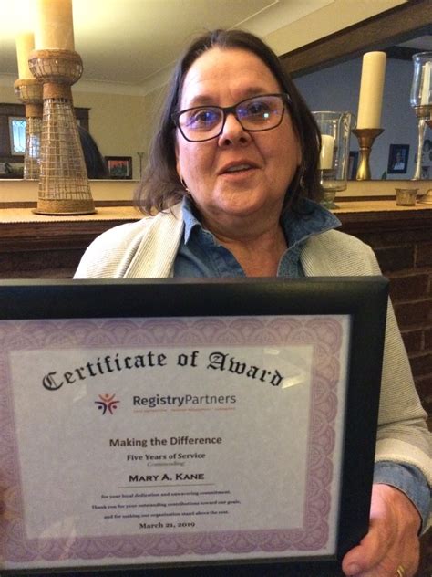 Milestone Monday Mary Kane 5 Year Anniversary Registry Partners