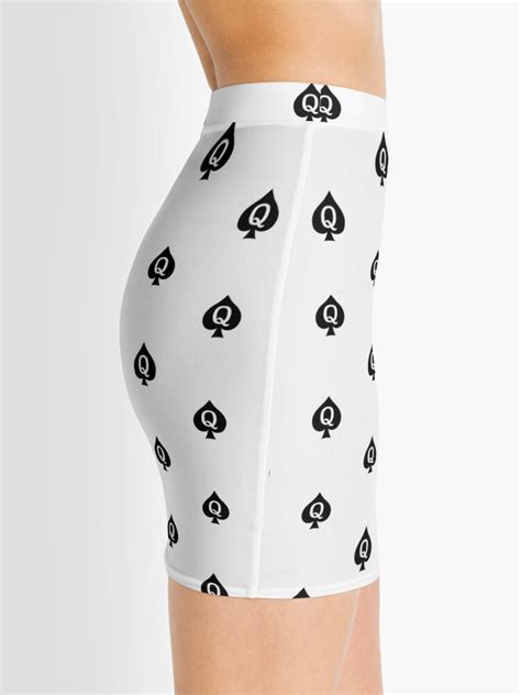 Queen Of Spades Shirt Mini Skirt For Sale By Qcult Redbubble