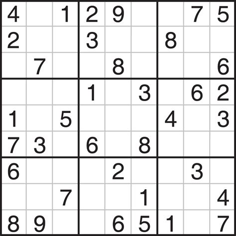 Sudoku Printable Easy
