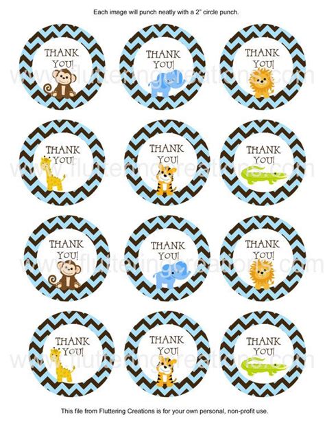 So if you are planning to throw one and you are seeking for stunning baby shower gift tags, ours might be the ones you've been looking for. Safari Jungle Baby Boy Shower Birthday by flutteringcreations, $5.00 - Adorable Chevron Thank ...