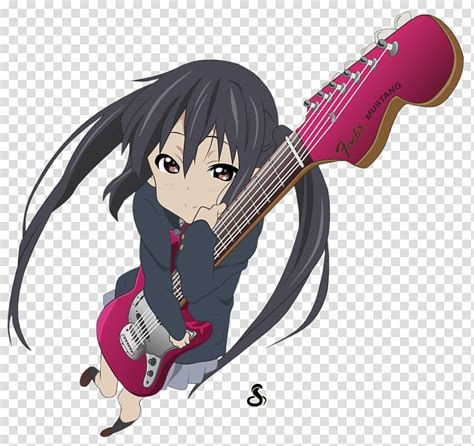 Guay Cool Anime Girl With Guitar Drawing Frank And Cloody