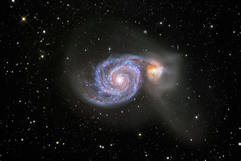 Whirlpool Galaxy M51 Photograph By Robert Gendlerscience Photo