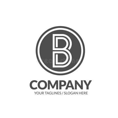 Initial B Circle Logo Vector Stock Vector Illustration Of Brand