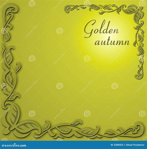 Golden Autumn Stock Vector Illustration Of Abstract Shine 3388455