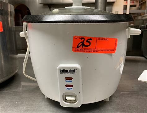 Better Chef 10 Cup Rice Cooker Oahu Auctions