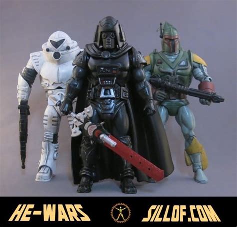 Star Wars X Masters Of The Universe Custom Action Figures He Wars