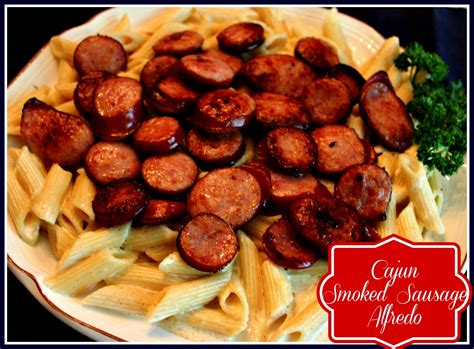 Stir in the drained diced tomatoes, cooked pasta, 1 heaping tsp cajun seasoning, 1 heaping tsp smoked paprika, pinch of red pepper flakes (or cayenne. Sweet Tea and Cornbread: Cajun Smoked Sausage Alfredo!