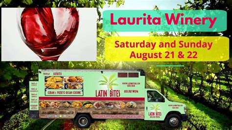 latin bites at laurita winery for the bacon food truck festival youtube