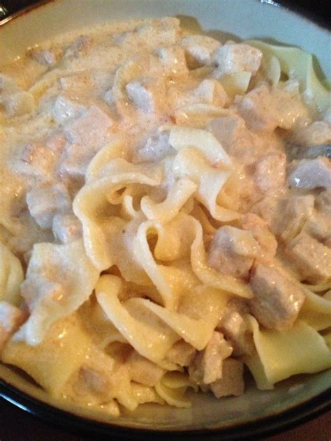 Dredge in seasoned flour that consists of leave all the drippings in the pan and include a little flour and whisk on medium heat to make a roux. Pork Stroganoff. A great way to use up leftover pork ...