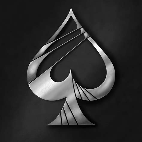 Spade Logo Part II: Metal Upgrade | Ace of spades tattoo, Spade tattoo