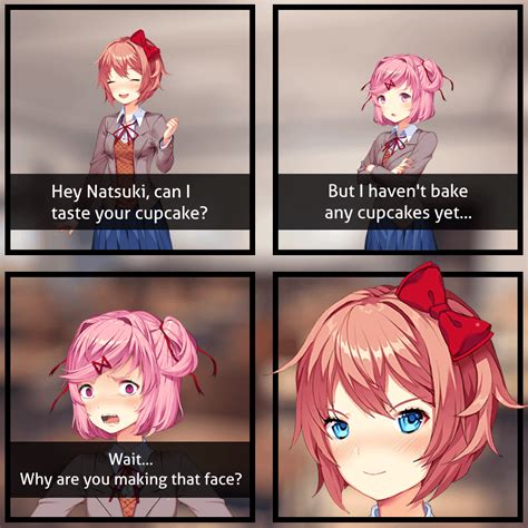 Natsukis Cupcakes Are The Best Ddlc