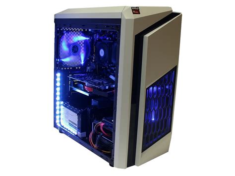 I am reviewing the black and purple case today. Custom RGB DIY AMD Gaming PC AMD A10-5800B Quad Core 3.8Ghz 8GB Crucial Ballistix DDR3 RAM 120GB ...