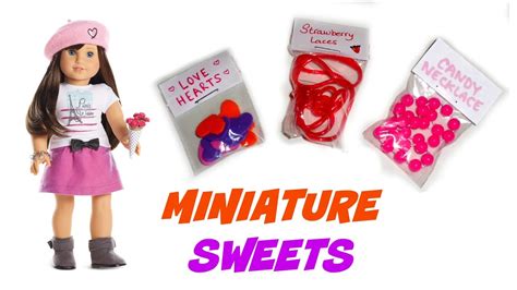 Diy American Girl Food Sweets Youtube