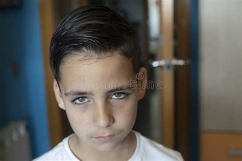 Boy With Beautiful Green Eyes Stock Photo Image Of Green Face 115470398