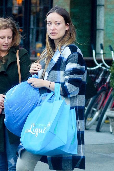 Makeup Free Olivia Wilde Spotted Shopping In New York City