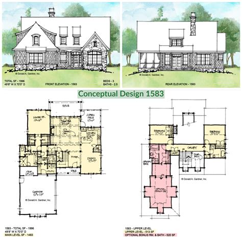 Two Story Cottage House Plans Garden Ideas