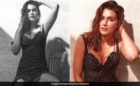 Kriti Sanon Amps Up The Oomph Factor In A Double Slit Dress