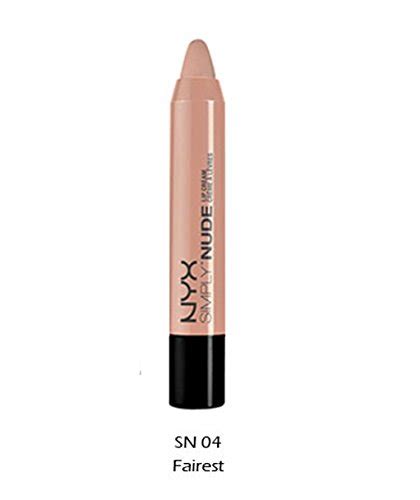 Amazon Com 1 NYX Simply Nude Lip Cream Lipstick SN 04 Fairest