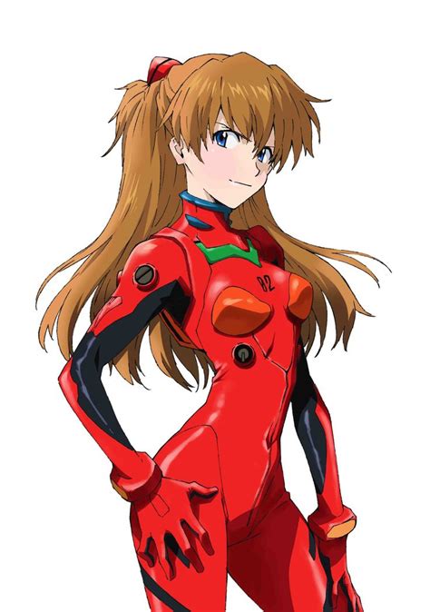 An Anime Character In Red And Black With Long Hair Holding Her Hands