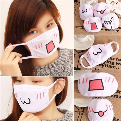 1pc Kawaii Anti Dust Mask Kpop Cotton Mouth Mask Cute