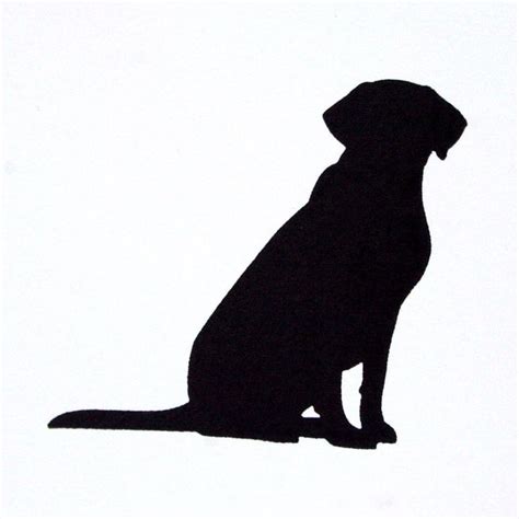 Labrador Silhouette Black Labrador Retriever Animal Silhouette